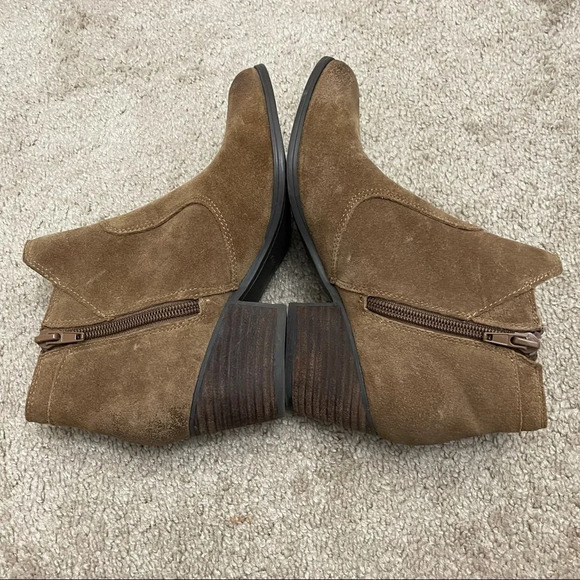 Women’s Pointed Toe Block Heel Ankle Boots size 5 - Picture 9 of 13